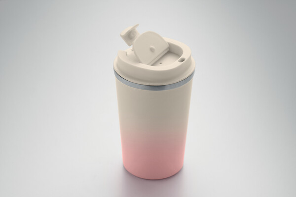 Dvojstenný pohár 350 ml Brace Gradient - Detská ružová