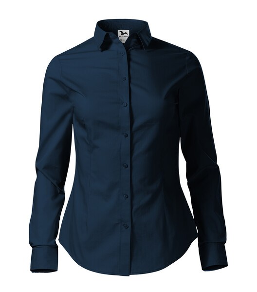 Košeľa Dámska Malfini® Style Ls - Námornícka Modrá / 2XL