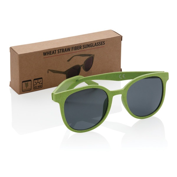 Wheat straw fibre sunglasses - Green