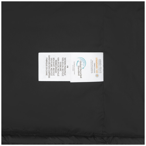 Bodywarmer duvet isotherme Epidote recyclé certifié GRS pour femme - Noir / S