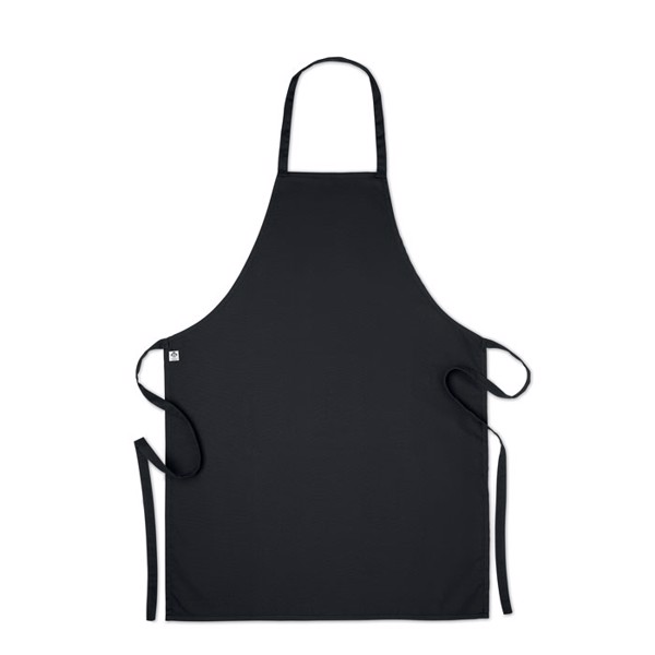 Organic cotton apron 200 gr/m² Raipur Colour - Black