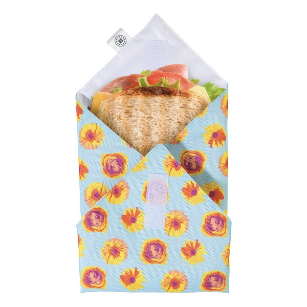 Custom Rpet Sandwich Wrap CreaSnack Fold