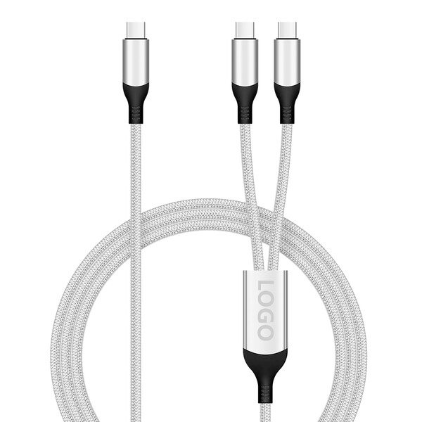 2in1 Fast Charging Data Cable UC075 - SILVER