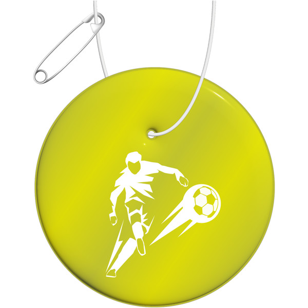 Pendente refletor de TPU redondo RFX™ - Amarelo neón