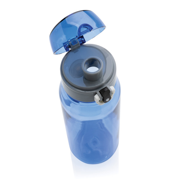 Bouteille d'eau étanche 800ml en PET recyclé RCS Yide - Bleu