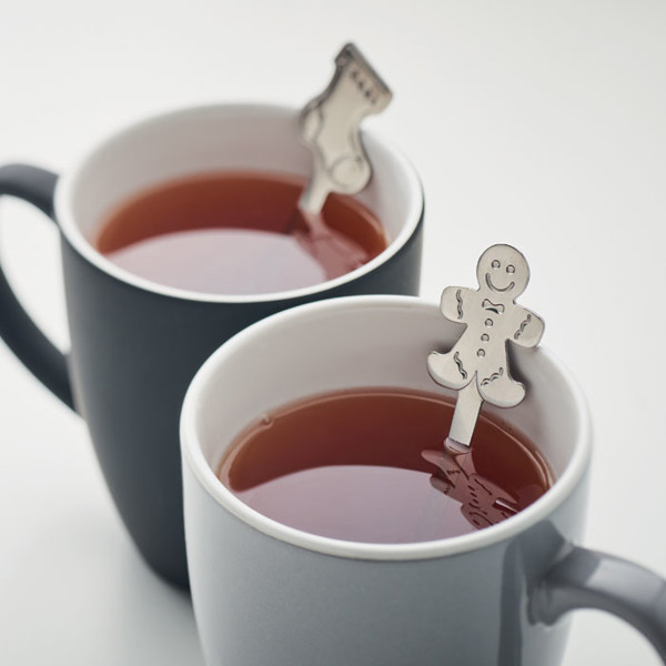 Set of 4 Christmas tea spoon Chip Set