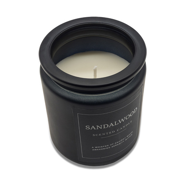 Sandalwood scented candle