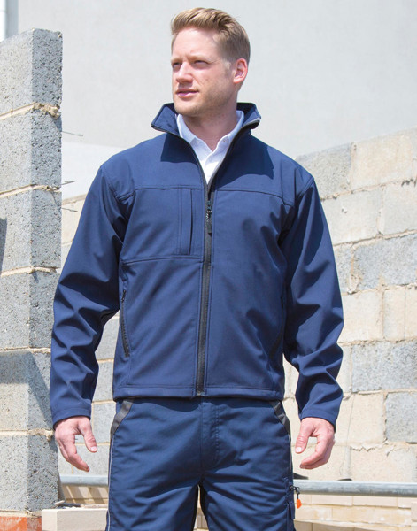 Men's Classic Softshell Jacket - Grey / 2XL