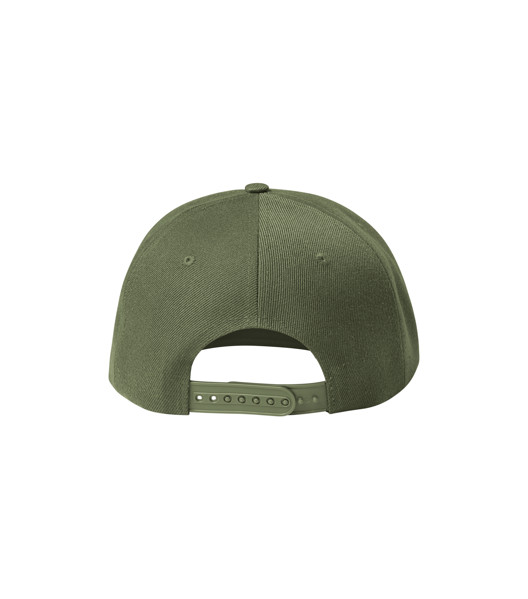 Čepice Unisex Malfini® Rap 6P - Khaki / nastavitelná