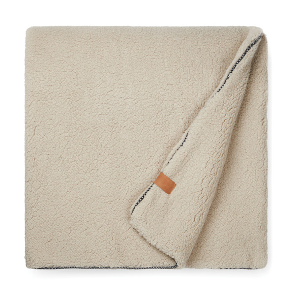 VINGA Maine GRS recycled double pile blanket - Brown