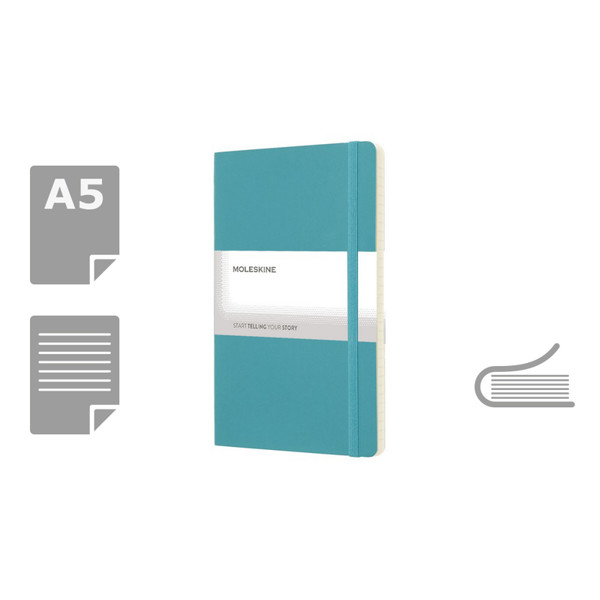 MOLESKINE Notizbuch ca. A5 - türkis