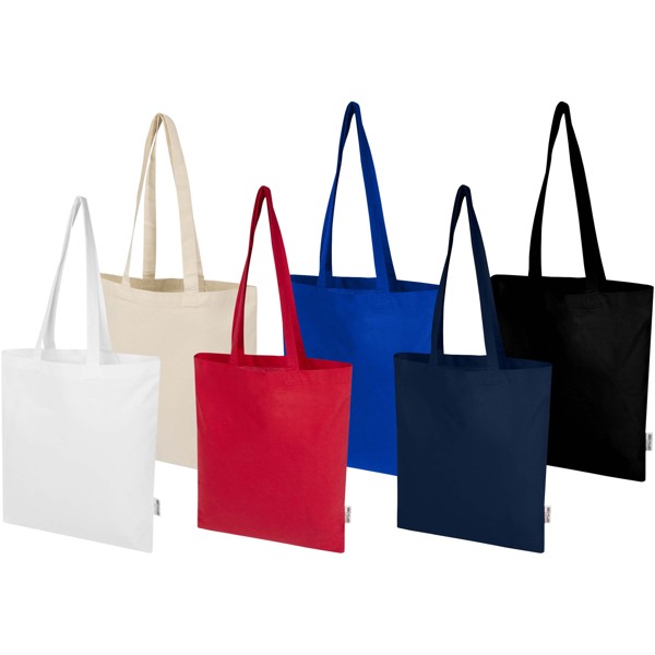 Tote bag in cotone riciclato certificato GRS da 180 g/m² Peru Blend - 7L - Rosso