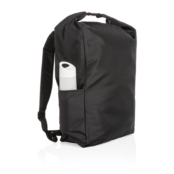 Impact rolltop backpack rPET, 31L - Black