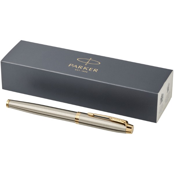 Parker IM rollerball pen (black ink) - Metal