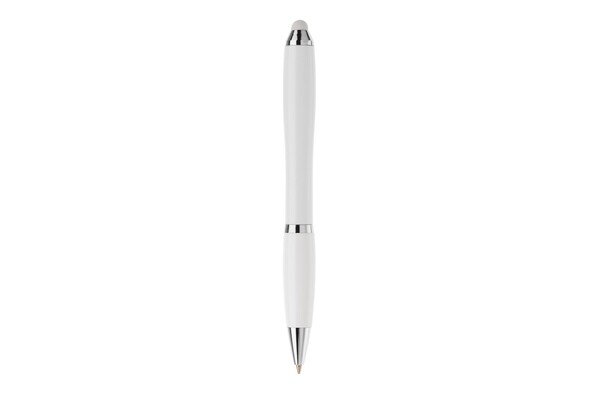 Ball pen Hawaï stylus hardcolour - White / White