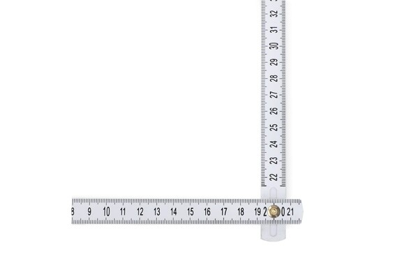 Règle pliable calibrée 2m