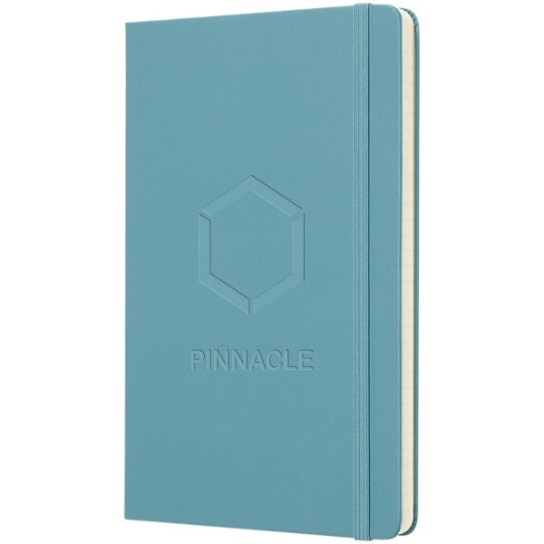 Moleskine Classic L hard cover notebook - ruled - Reef Blue