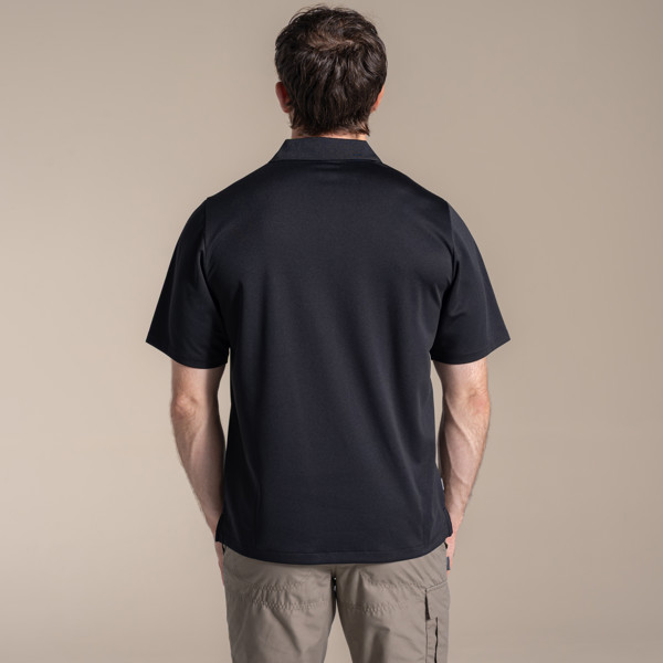 EXPERT BASECAMP WICKING POLO - Schwarz - 2XL