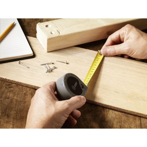 Tyler RCS Recycled 5 mètres mètre-ruban - Gris