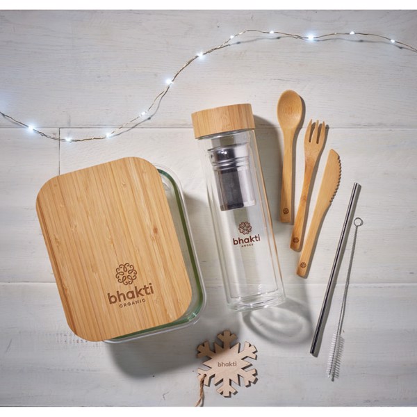 MB - Glass lunchbox with bamboo lid Tundra Lunchbox