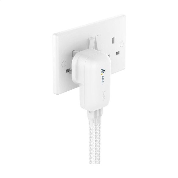 Belkin BoostCharge 3-Port Wall Charger prise de charge