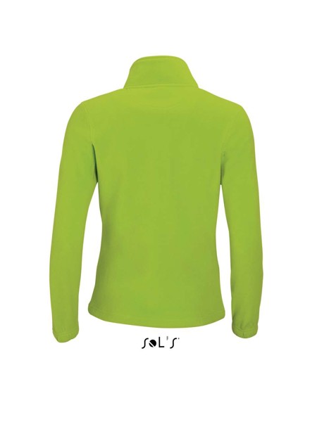 Sol's North Women - Μπουφάν Fleece με φερμουάρ - Lime / L