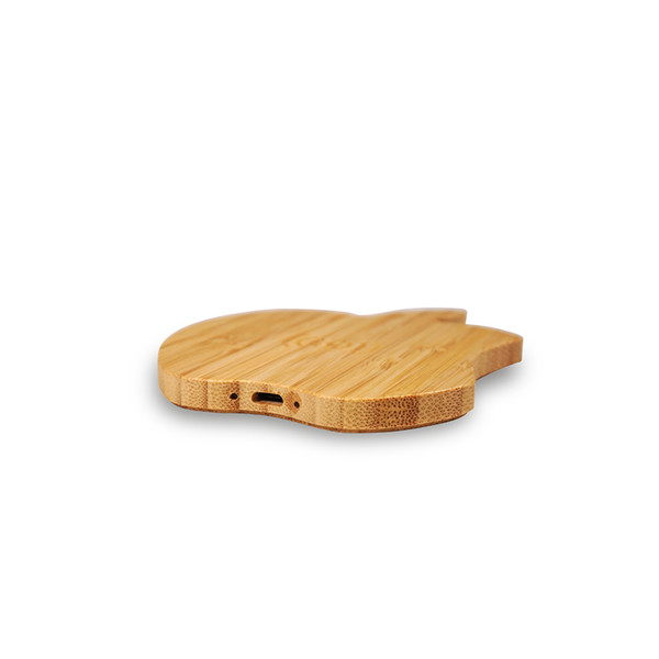 Wooden wireless charger in custom shape