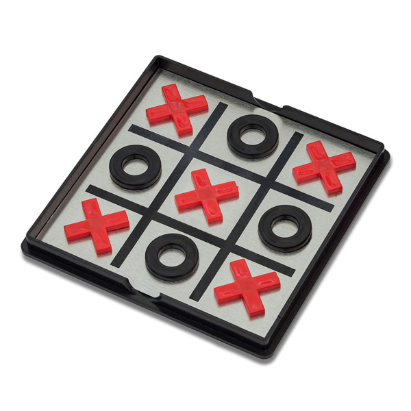 Magnetic tic tac toe game