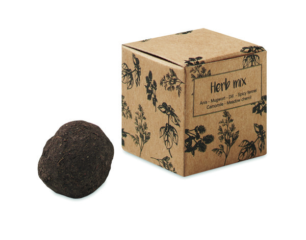 Bombi Iii herb seed bomb kit, 25 mm diameter