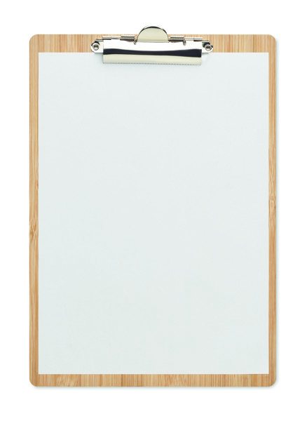 A4 bamboo clipboard