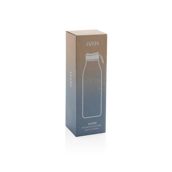 Avira Avior vakuumska steklenica 500 ml, reciklirano jeklo - Bela