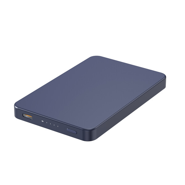Powerbank magnétique 5000 mAh et 15W Urban Vitamin Marin - Bleu