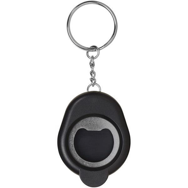 Obesek za ključe z odpiračem za steklenice Cappi - Solid Black