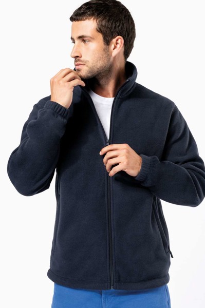 Unisex Microfleece Elasticated Jacket - Dark Grey / XS