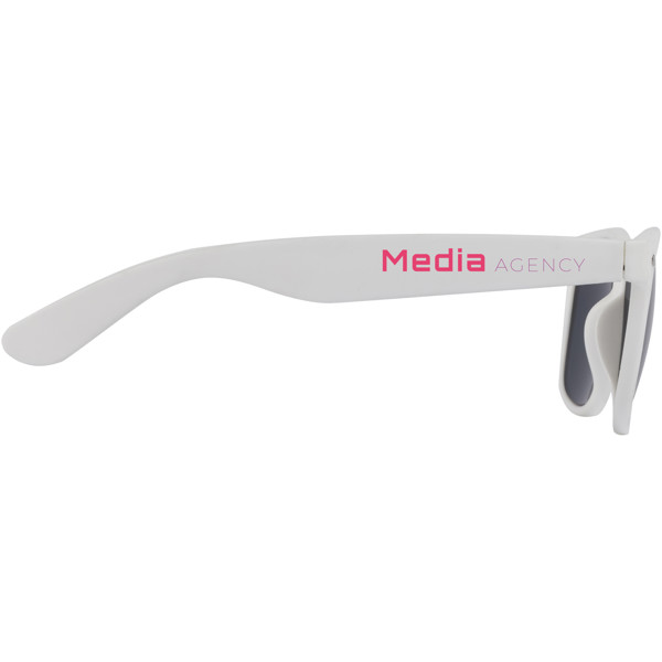 Sun Ray Sonnenbrille aus recyceltem Kunststoff - weiss