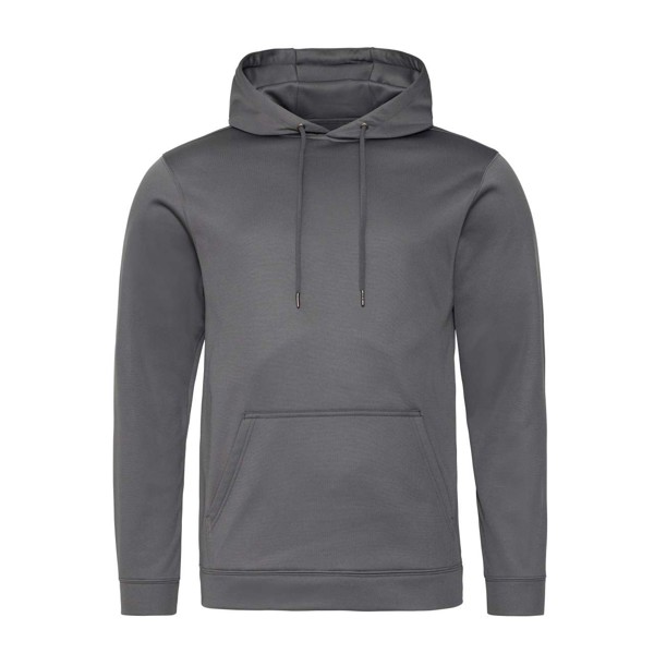 Sports Polyester Hoodie - Steel Grey / 3XL