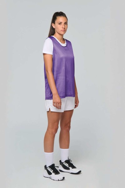 Multi-Sports Light Mesh Bib - White / S/M