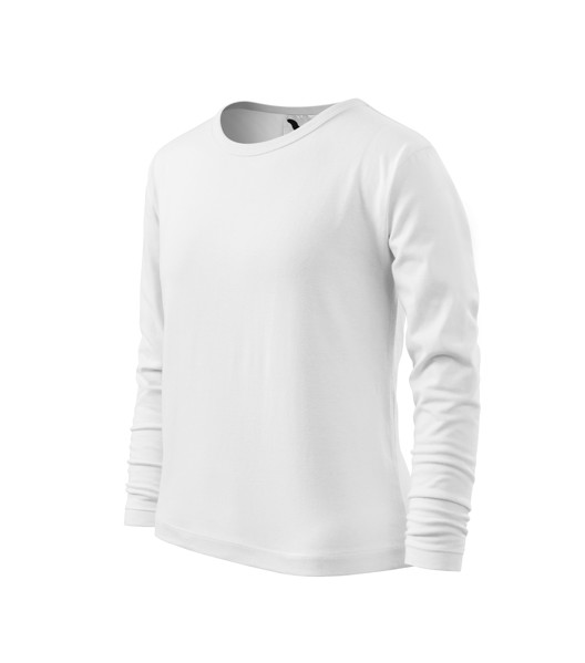 T-shirt Kids Malfini Fit-T LS - White / 10 years