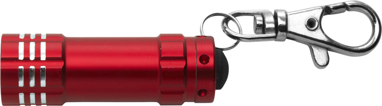 Aluminium 2-in-1 key holder - Red