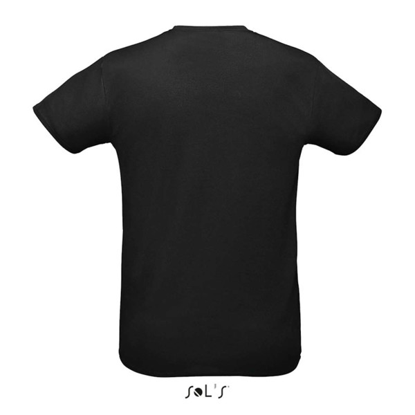 Sol's Sprint - Unisex Sport T-Shirt - Black / 2XL