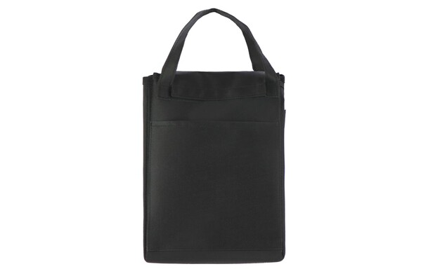 Folded cooler bag & picnic mat - Black