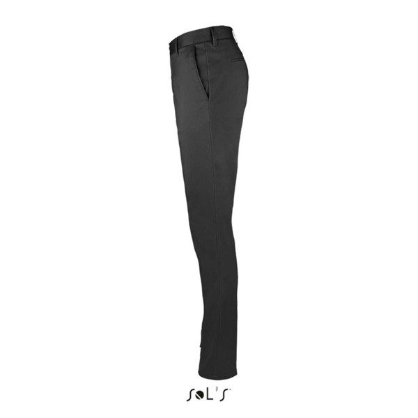 Sol's Jared Women - Satin Stretch Trousers - Black / 40