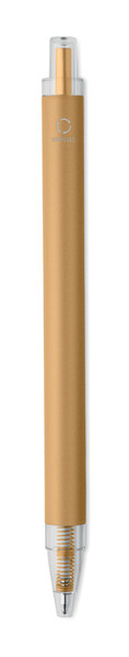 Recycled aluminium ball pen Nosta - Matt Gold