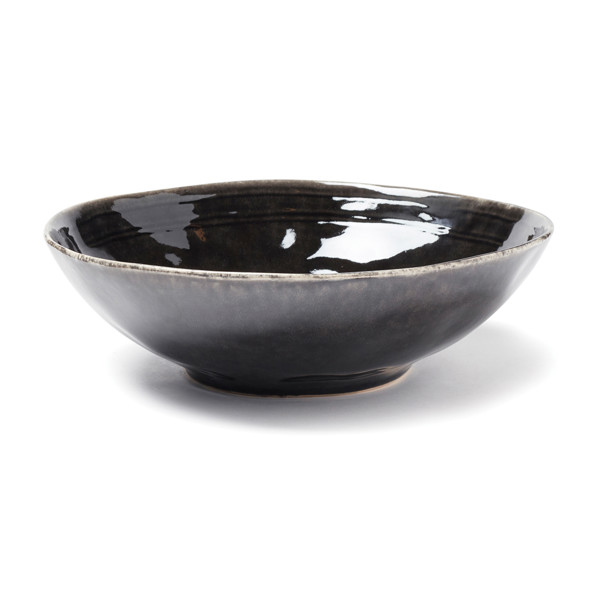 VINGA Nomimono deep bowl, 30 cm - Black