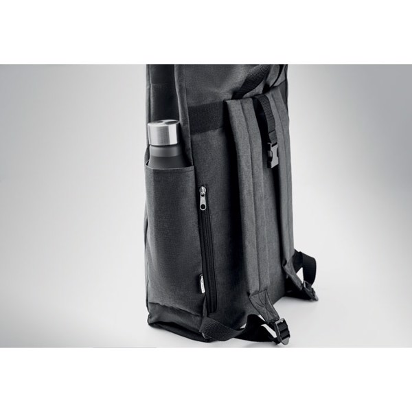 600D RPET 2 tone backpack Udine