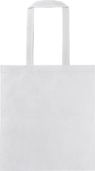 rPET non-woven (70 gr/m²) boodschappentas Ryder - wit
