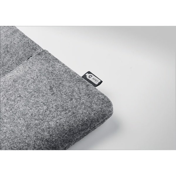 Toplo laptop bag RPET felt, 14 inch - Grey