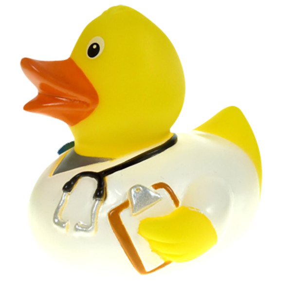 Pato de goma de doctor