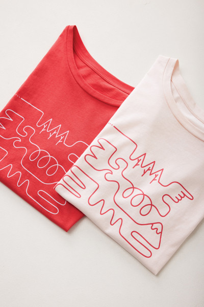 T-shirt pour femmes en coton recyclé IQONIQ Yala - Cloud Pink / XL