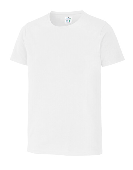 Cottover Gots Stretch R-Neck Man white L